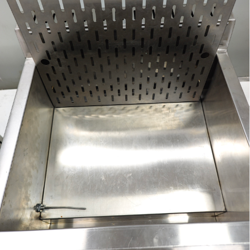 HSY-15L Commercial Grade LPG Deep Fryer Stainless Steel Countertop Frying Machine with Low-Pressure Valve