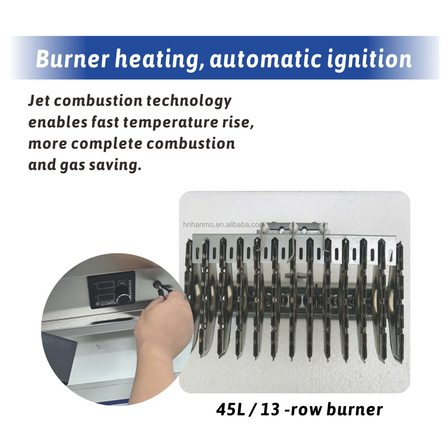 Hansu 45L Commercial Gas Deep Fryer Machine Deep Fryer Gas Commercial Deep Fryer Commercial Gas Triple Basket