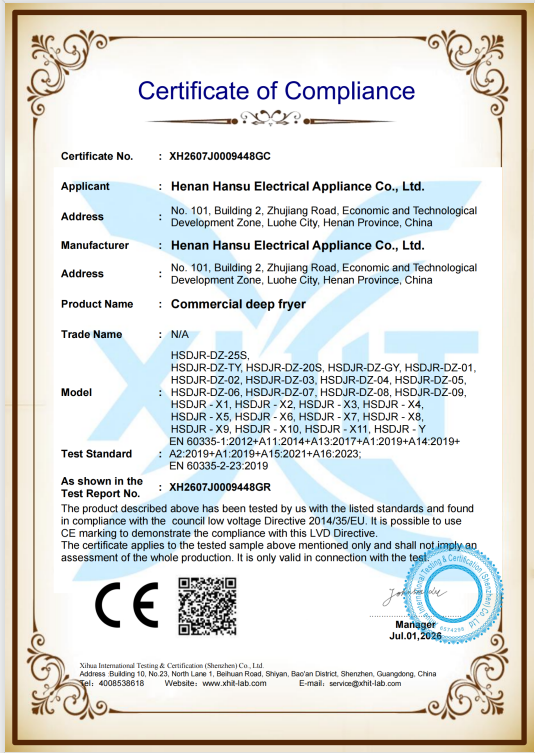Certificate of Honor II