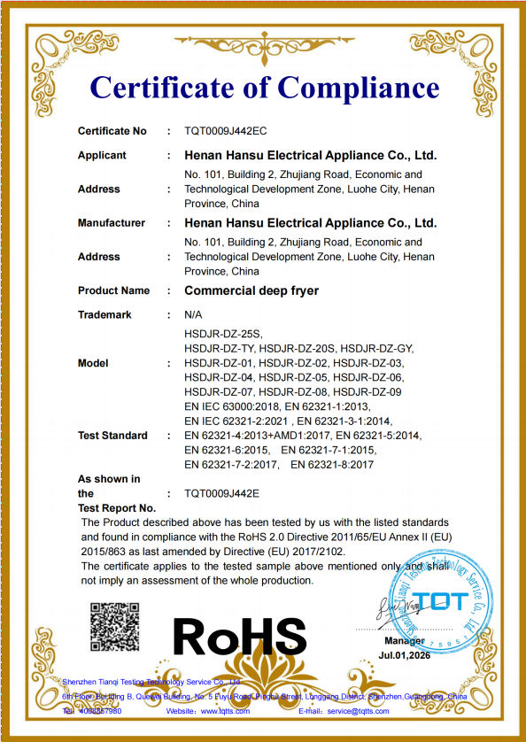 Certificate of Honor III